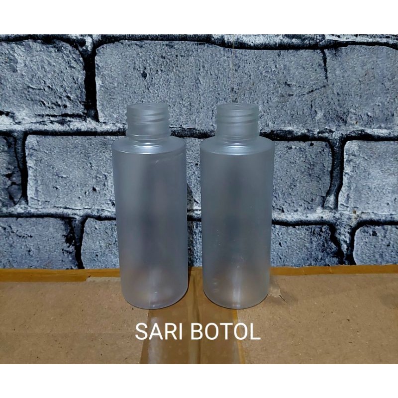 BOTOL PLASTIK 100ML FROSTED
