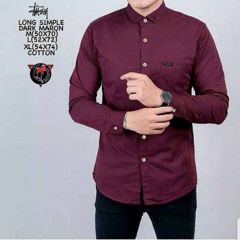 HEM POLOS COWOK LENGAN PANJANG,SIZE M L XL/MATT:KATUN HQ