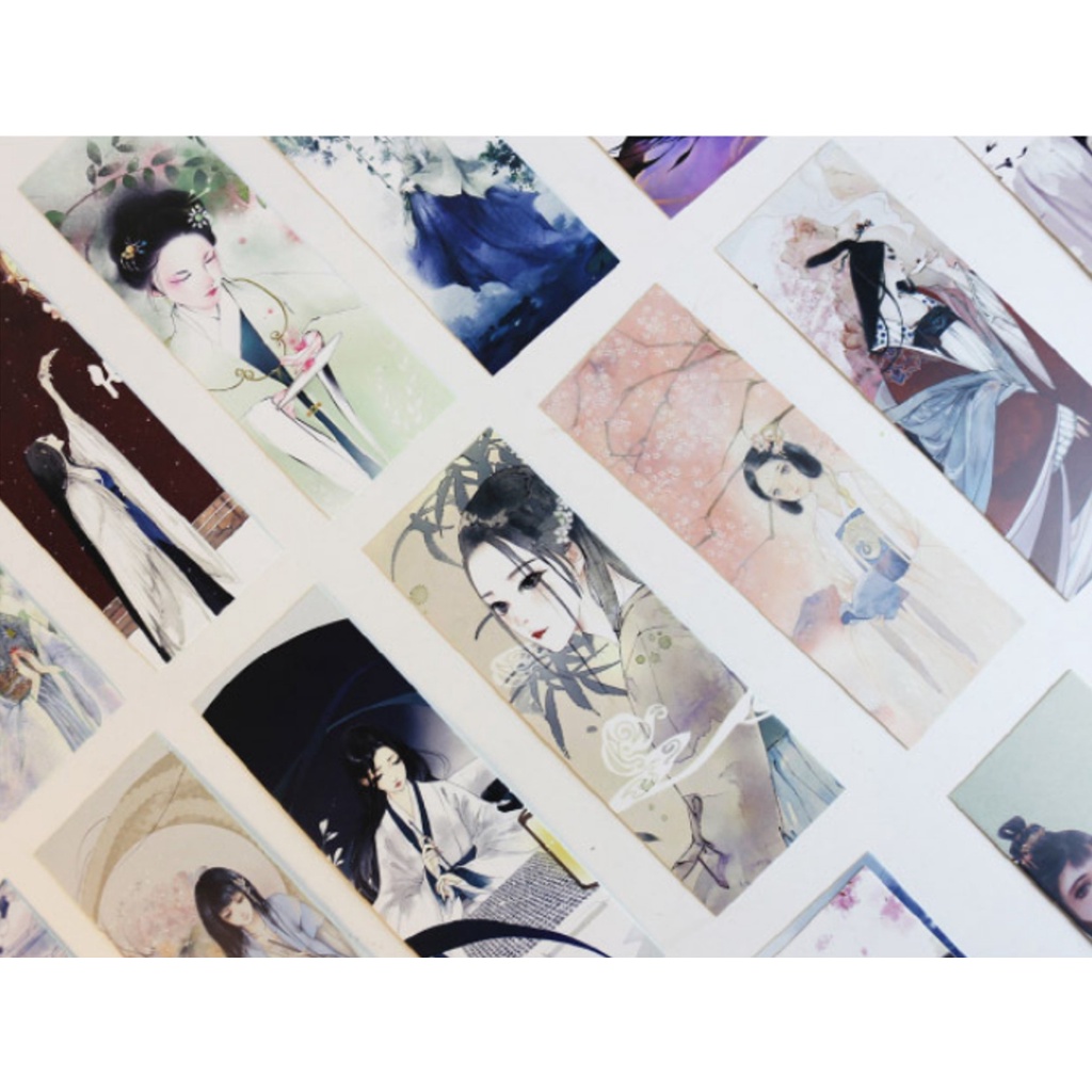 

[PER BOX] Pembatas Buku / Paper Bookmark Chinese Girl