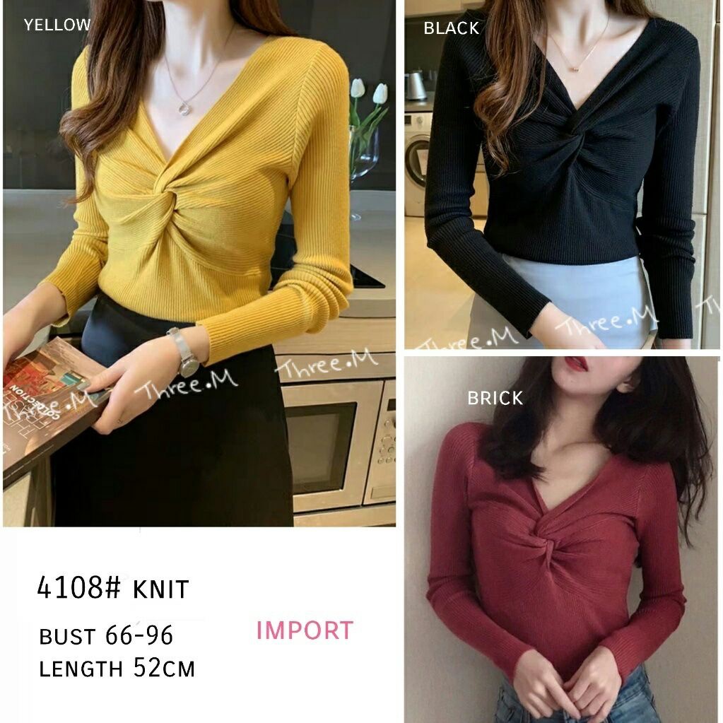 atasan wanita baju natal /top premium knit wanita/blouse/ chinese top