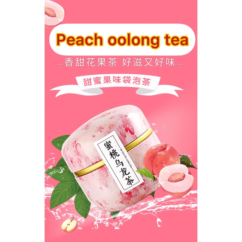 

BLEND TEA / TISANE / FRUIT TEA - PEACH OOLONG TEA/ TEH PERSIK OOLONG (10 PACK)蜜桃乌龙茶