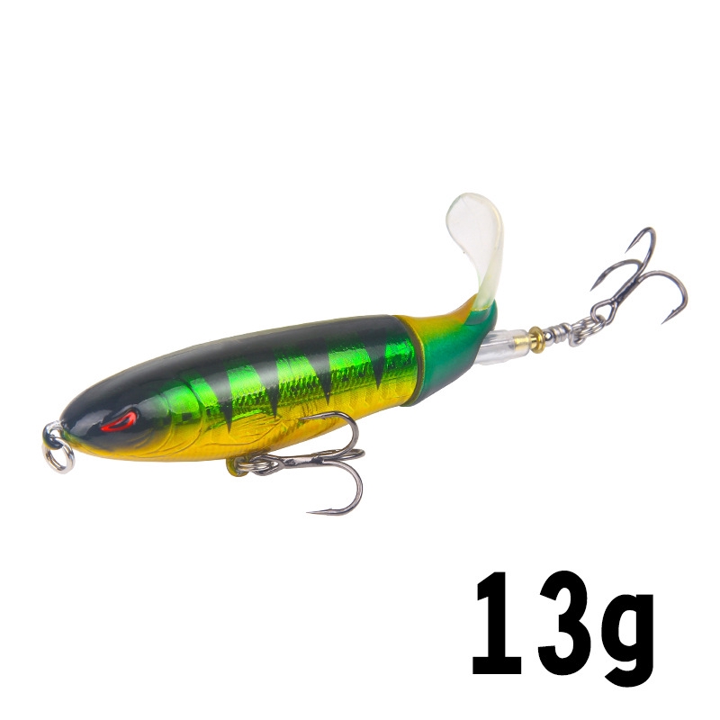 1pc Umpan Pancing Bentuk Ikan Kecil 10cm / 13g Dengan Kail Treble