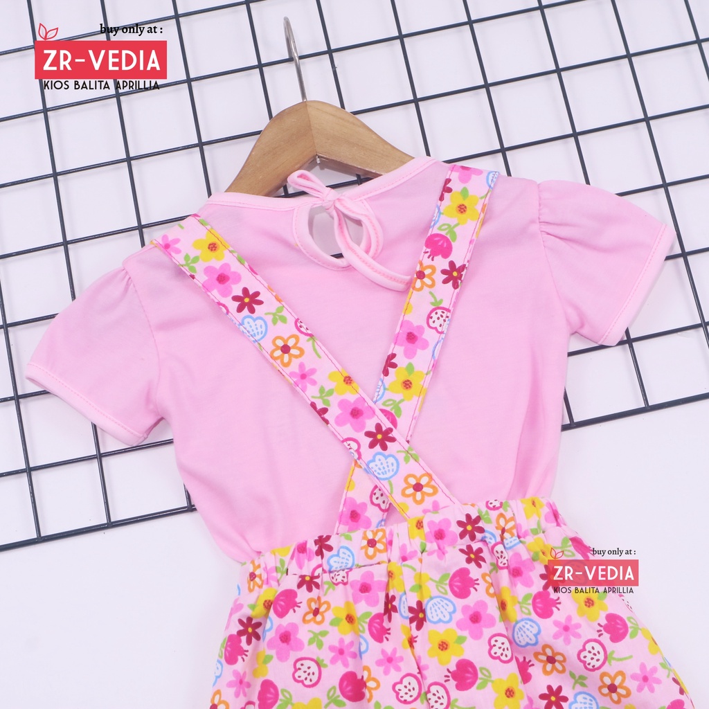 (IMPORT) Setelan Alice uk 1-2 Tahun / Baju Anak Perempuan Jumpsuit Bayi Branded Set Kaos Murah Romper Kodok