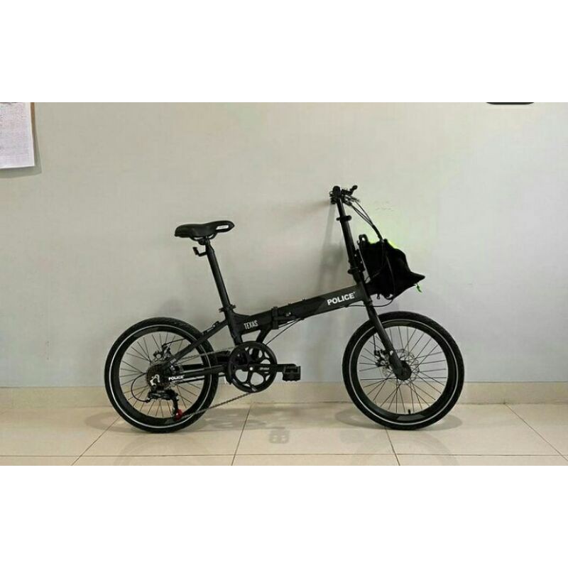 sepeda lipat terbaru + bonus tas element police
