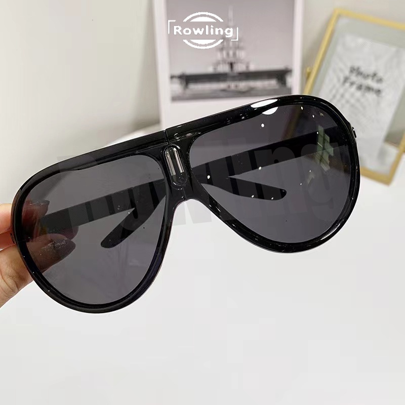 Rowling(ka-276)Kacamata Hitam Terbaru bisa di LIPAT Sunglasses Anti-UV Wanita Pria  Import Kacamata Fashion