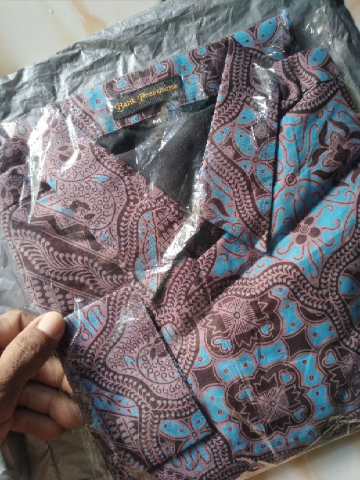Jagadmuda Kemeja Batik Slimfit Pria Lengan Panjang Hem Katun Printing Full Furing Modern Premium