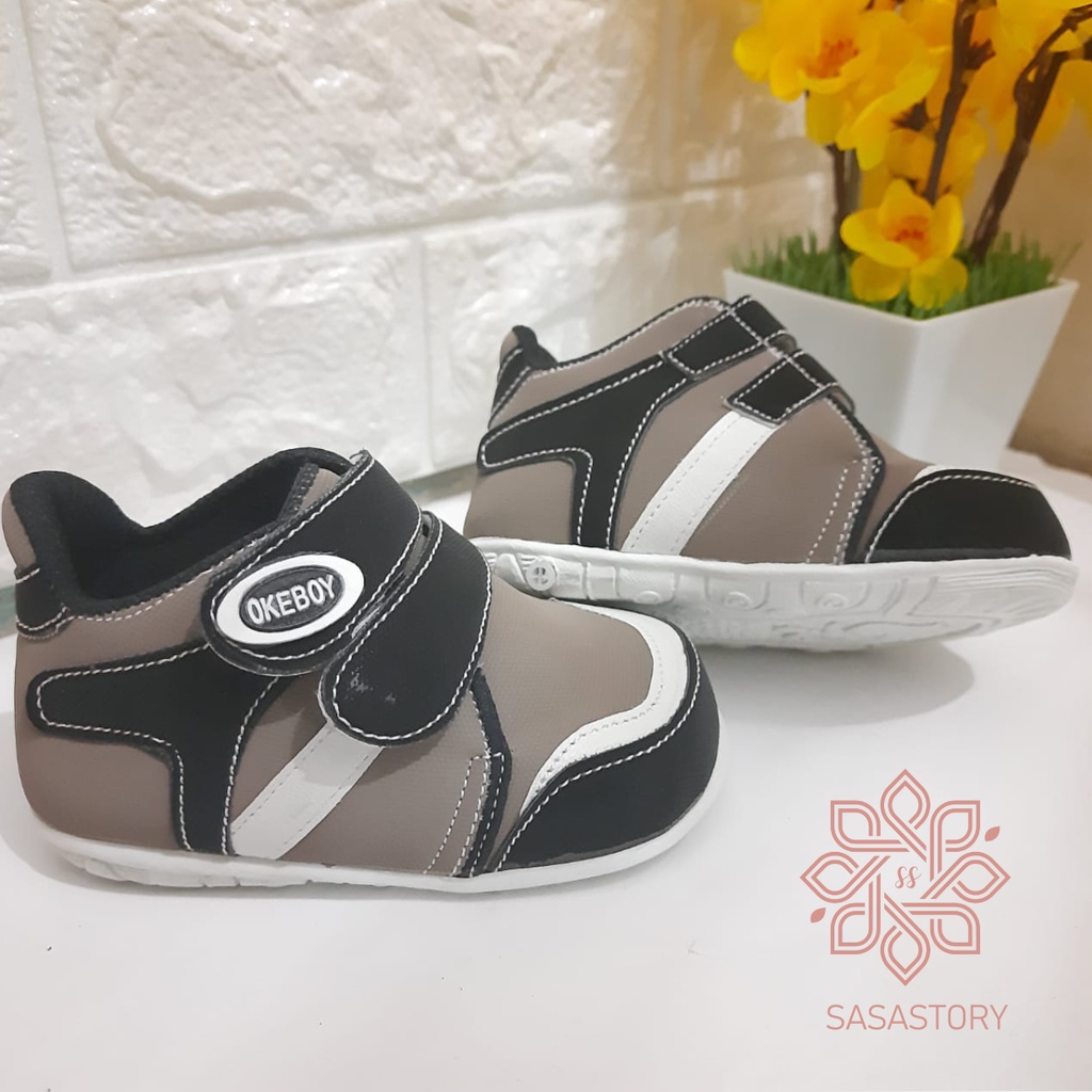 Sasastory Sepatu Boots Anak Laki Laki Sol Bunyi Usia 1 2 3 Tahun Sepatu Boot Anak Perempuan Sol Bunyi Usia 1 2 3 Tahun Sepatu Formal Anak Laki Laki Sepatu Main Anak Perempuan Sepatu Hitam Balita Sepatu Balita GA07