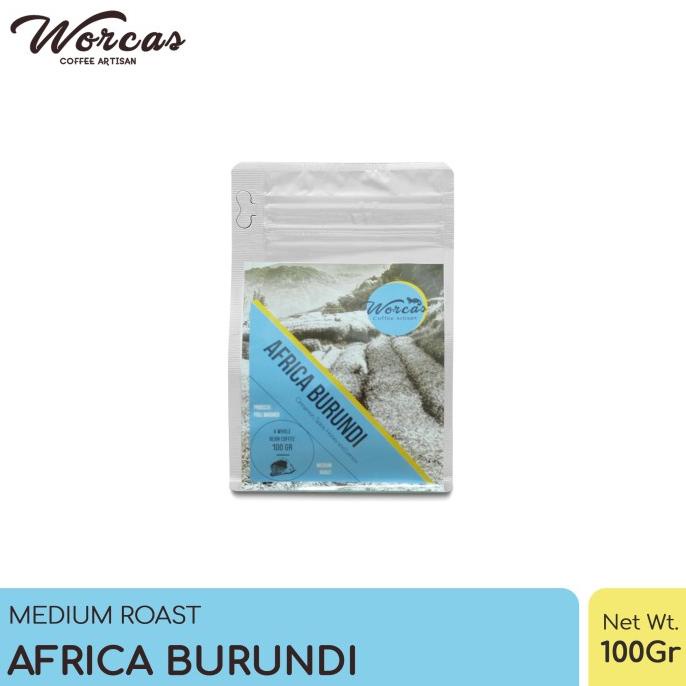 

[COD] WORCAS Arabica Africa Burundi 100gr - Medium Roasted Coffee [COD]