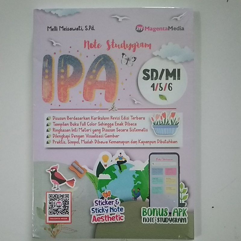 BUKU RUMUS SD - BUKU IPA SD - NOTE STUDYGRAM IPA SD/MI KELAS 4,5,6