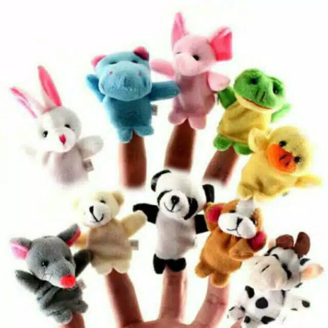 Boneka jari tangan - Finger puppet - Bonjar binatang