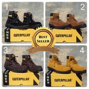 SEPATU SAFETY SEMI BOOTS CATERPILLAR SBY TINGGI PRIA KULIT SUEDE BOOT SAVETY BUT SEPTI BUTS SEVTI BO