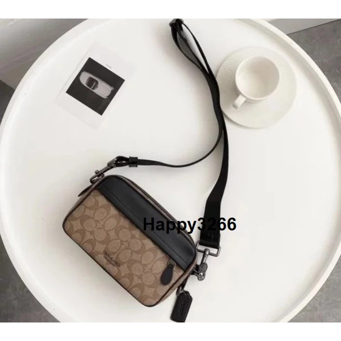 Coach Graham Crossbody Brown Crossbody Sling Bag 100%