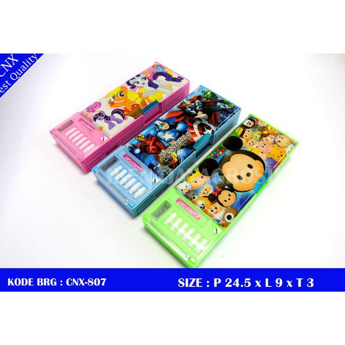 

Ready...Ready...Ready...] Kotak Pensil Pencil Case Tempat Pensil 6 Tombol Multi Fungsi - Little Pony