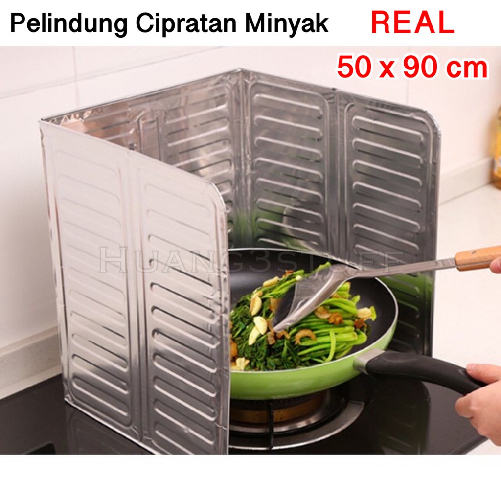 (50x90cm) Pelindung Cipratan Minyak Cover Dinding Dapur / Cover Kompor / Penutup Kompor Anti Minyak