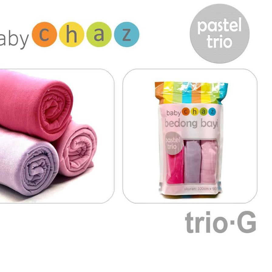 Baby Chaz Bedong Bayi Warna Pastel Trio Isi 3pcs