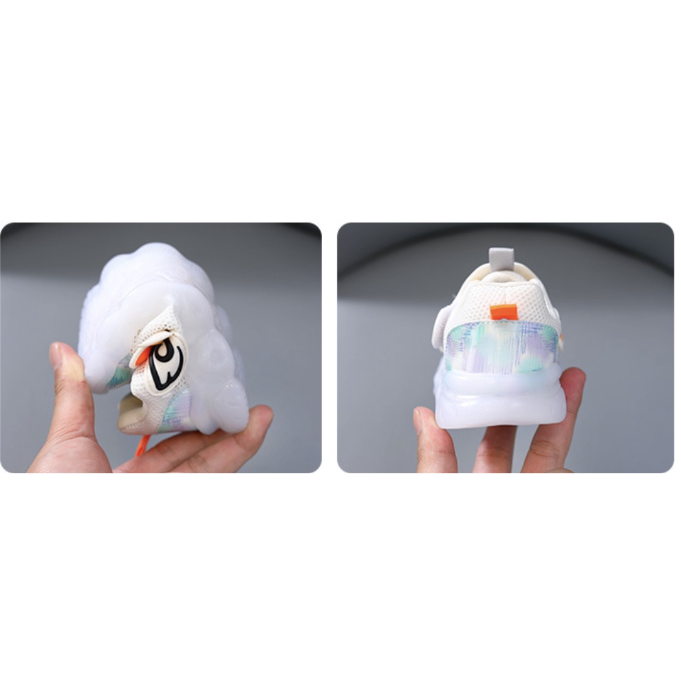 babyfit DUCKO sepatu sneakers anak cewek cowok sepatu lampu LED import gs-0515r