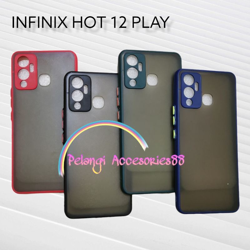 CASE INFINIX HOT 12 PLAY / HOT 12 PLAY NFC SOFTCASE CASE DOVE CASE FULL COLOUR