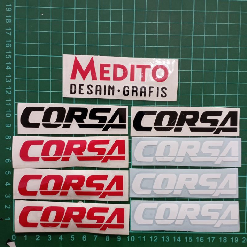 Sticker Cutting Corsa