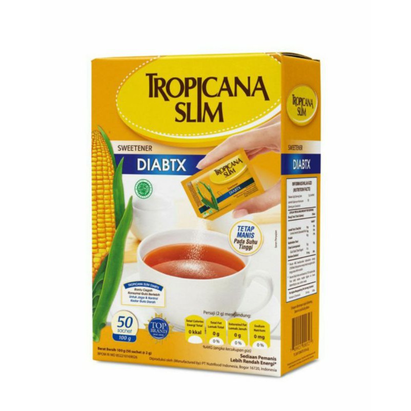 

Tropicana Slim Diabetic 50x2gr