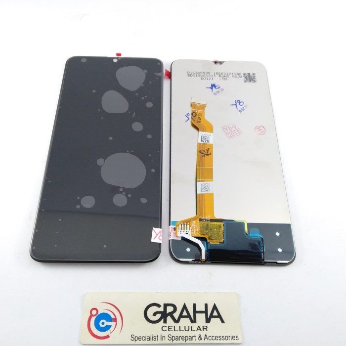 TERBARU- BISA COD LCD OPPO F9 FULLSET TOUCHSCREEN ORIGINAL - Hitam