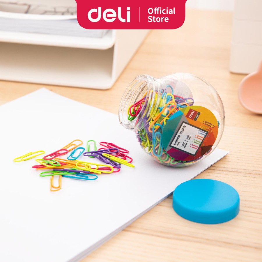 

Deli Paper Clip /Klip Kertas Multi Warna 29 mm E0053