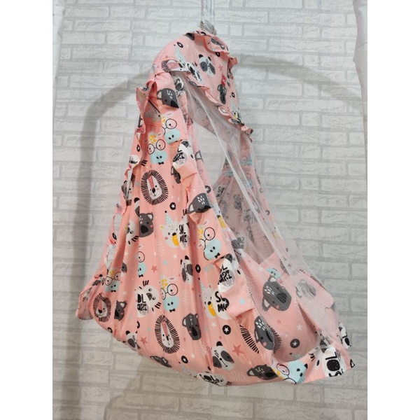Ayunan Bayi Karakter 3in1 Kelambu Motif Murah-Koala salem