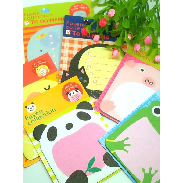 

Sticky note jurnal binatang kecil lucu
