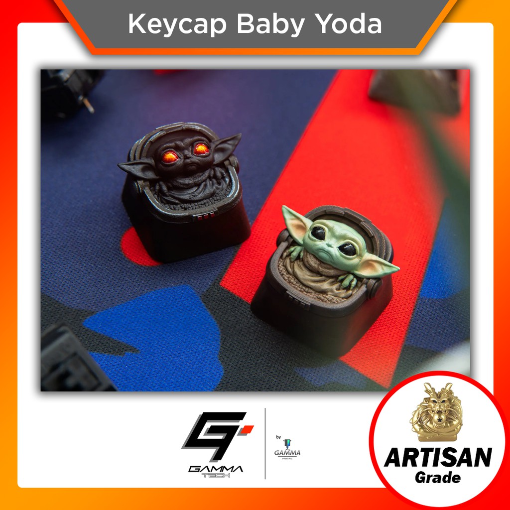 Baby Yoda Star Wars Artisan Keycap / Keycaps Mechanical Keyboard