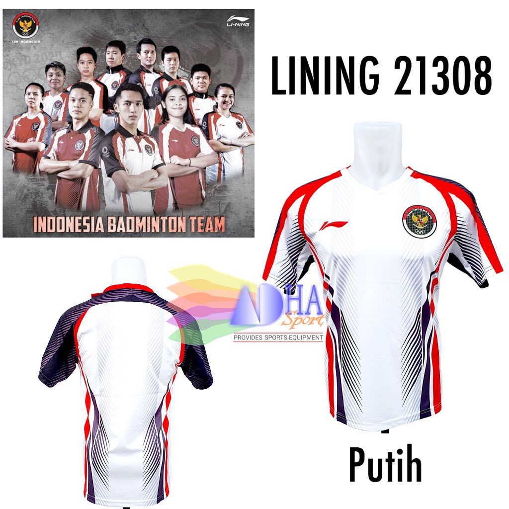Kaos Badminton L 21308 / L21308 Bulutangkis Store Surabaya Adha Sport