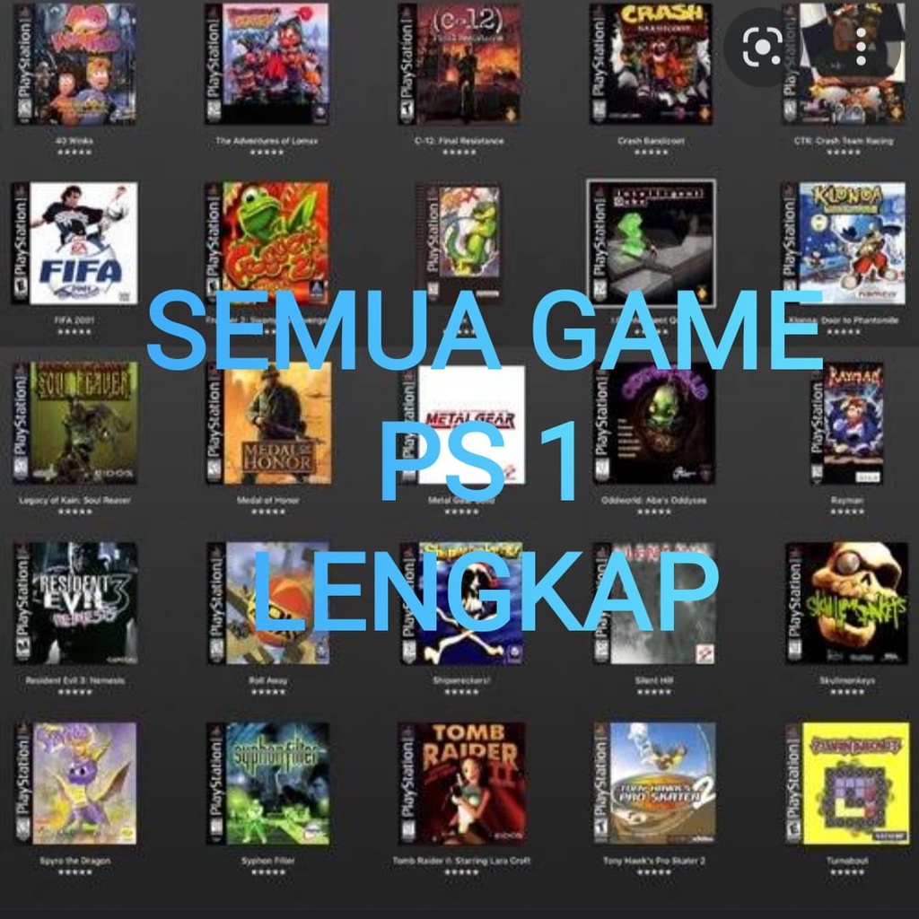 Game PS 1 LENGKAP