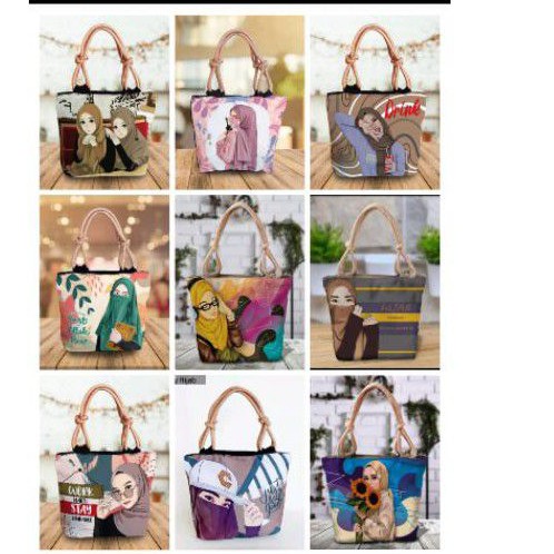 tas hijab tali kepang