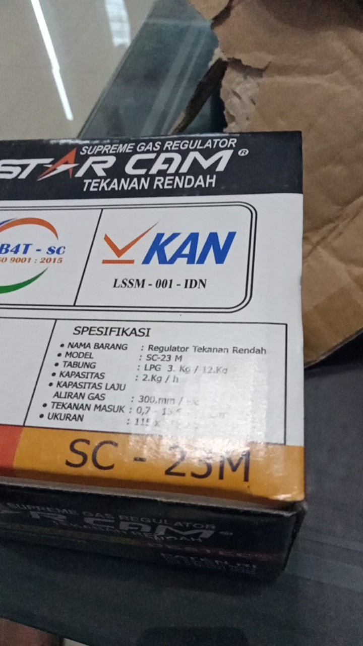 Regulator Gas “c” Starcam Sc-23m