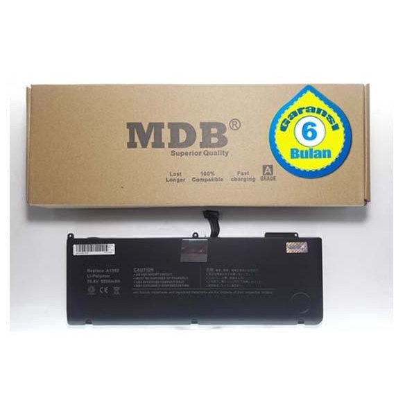 MDB Baterai Laptop Apple A1382 Unibody Macbook Pro 15" I7