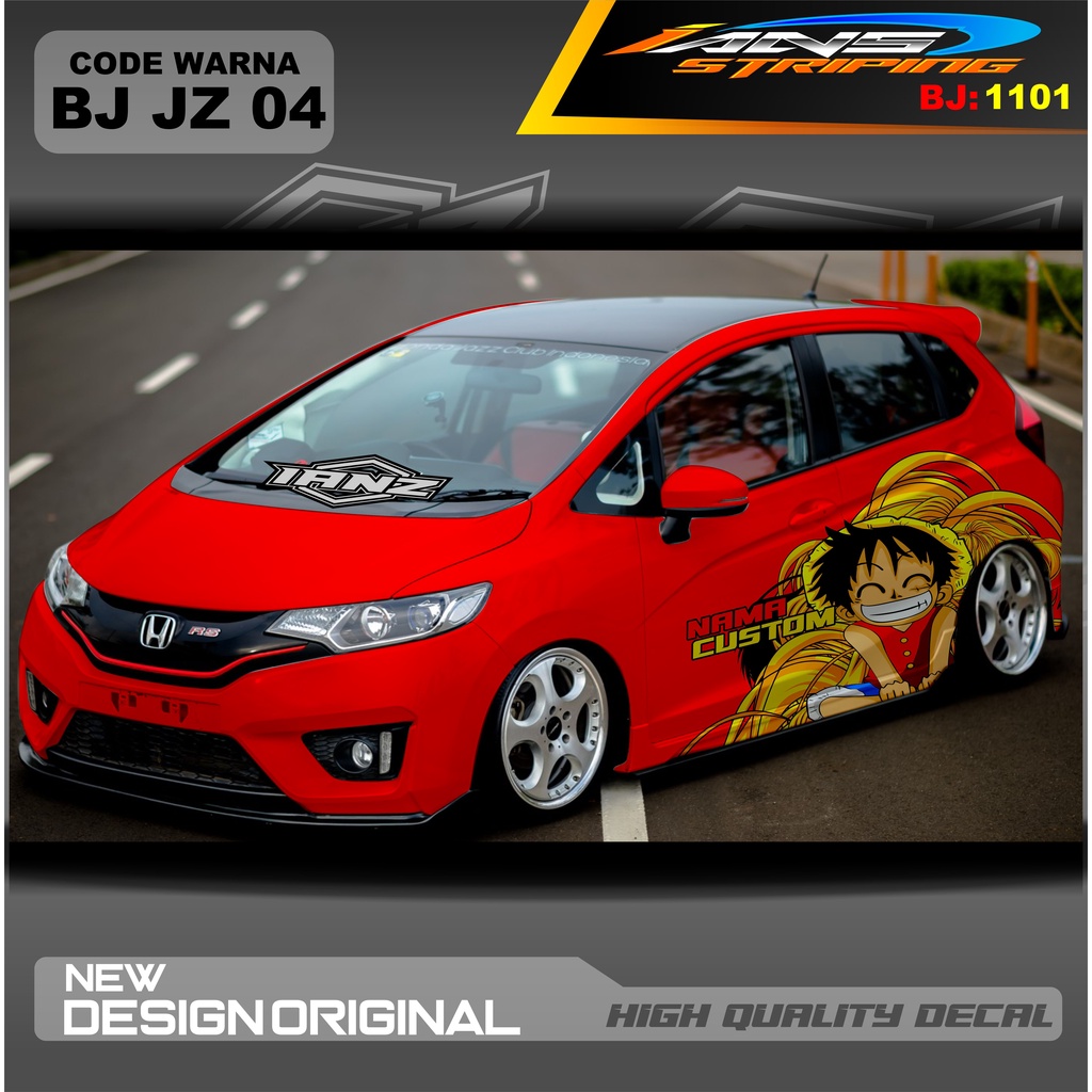 STICKER VARIASI MOBIL JAZZ / STIKER MOBIL BRIO / DECAL STIKER MOBIL SWIFT / STIKER MOBIL TOYOTA / DECAL STICKER MOBIL / STIKER YARIS AYLA