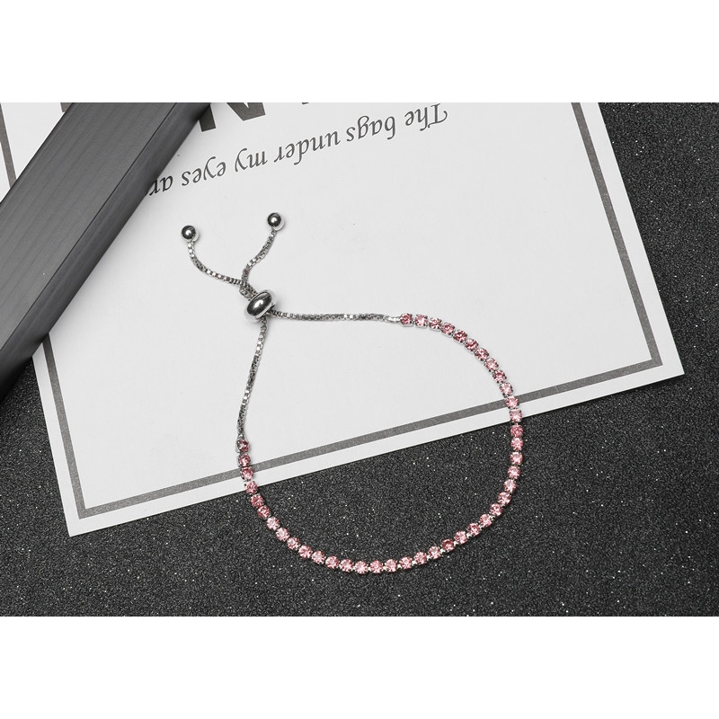 Gelang titanium lilit tinju anti karat dan tidak mudah luntur-Pink