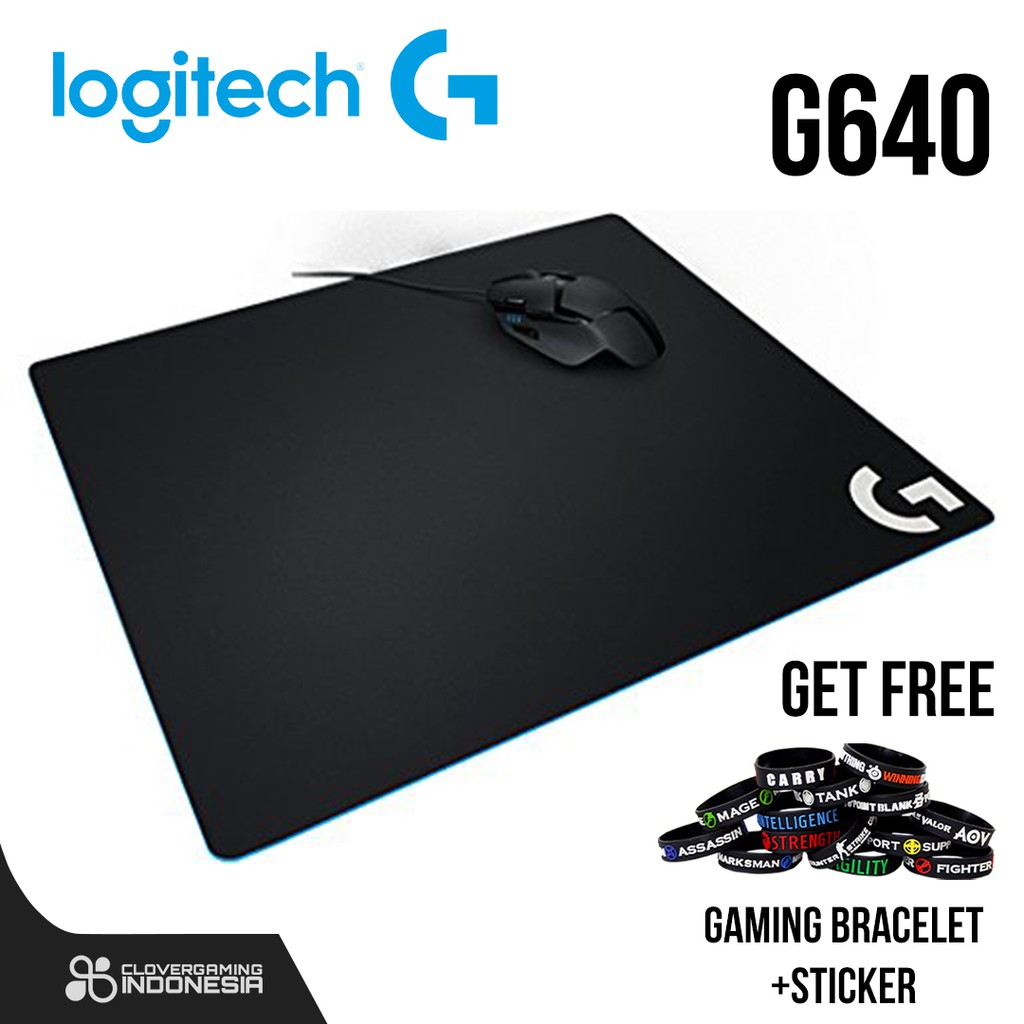 Logitech G640 Cloth Gaming Mousepad - Original Garansi Resmi