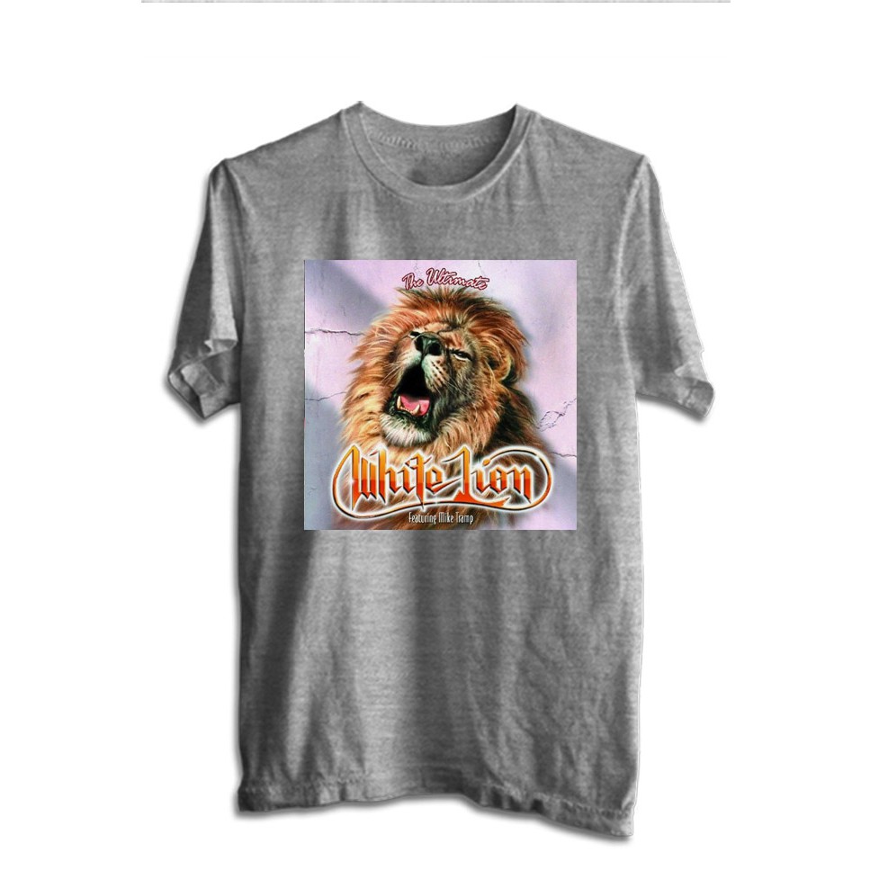 KAOS BAND WHITE LION TSHIRT MUSIK ROCK WHITE 04