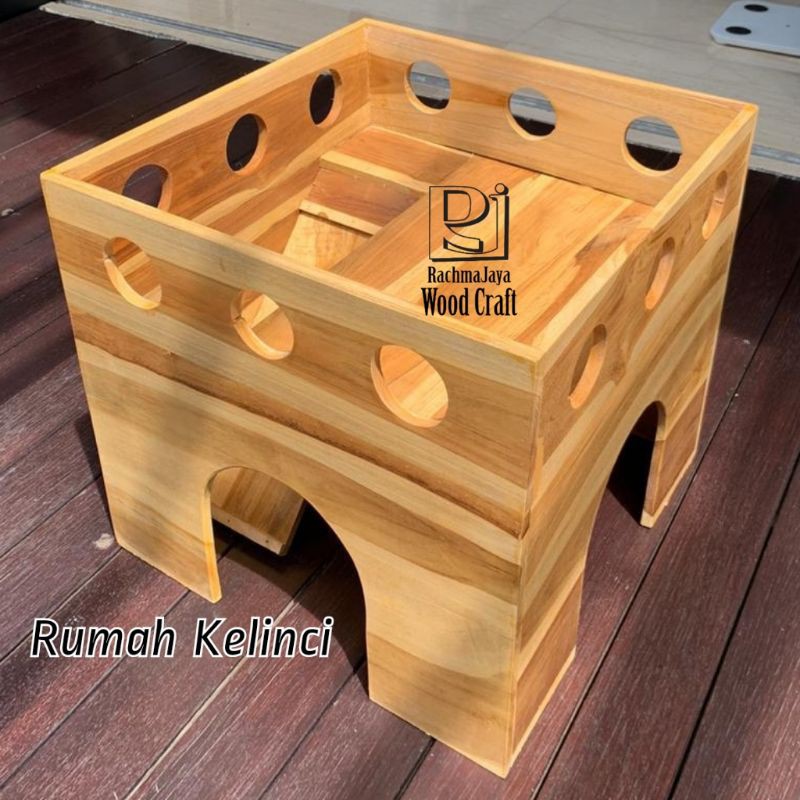 Rumah Kelinci Kayu Rumah kelinci