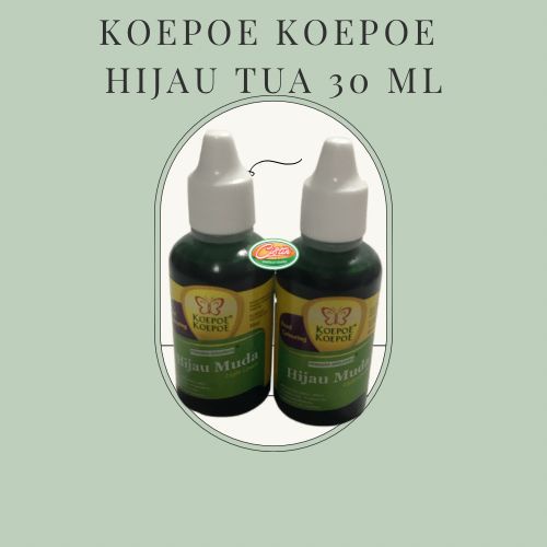 

PEWARNA KOEPOE KOEPOE HIJAU TUA 30 ML