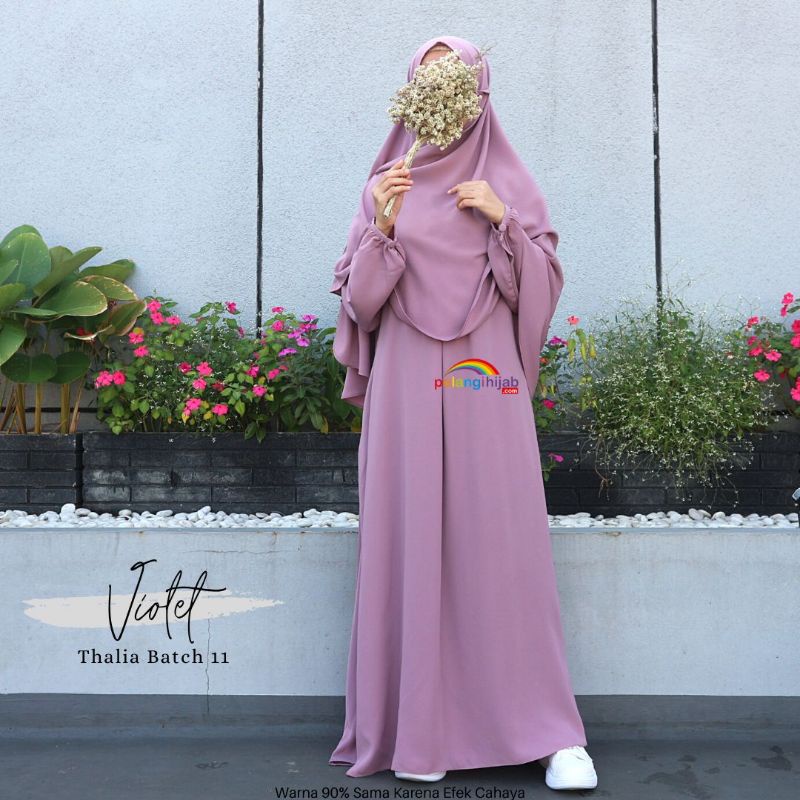 Pelangi Hijab | Gamis Pelangi Hijab | Gamis Thalia by Pelangi Hijab | Thalia Premium Pelangi Hijab |