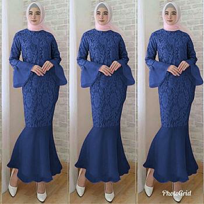 Dress duyung Jumbo navy, stellashoppie