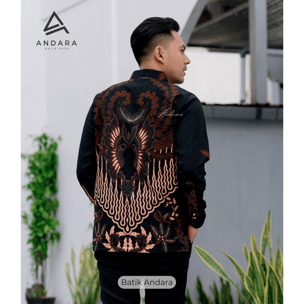 Astaguna Kemeja Batik Solo Pria Lengan Panjang Modern Premium Full Furing Terlaris Katun Solo sragenan