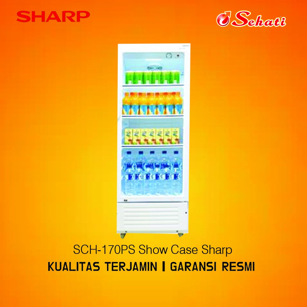 SHOWCASE SHARP SCH-170PS/SCH-170PS Show Case Sharp - White Bergaransi
