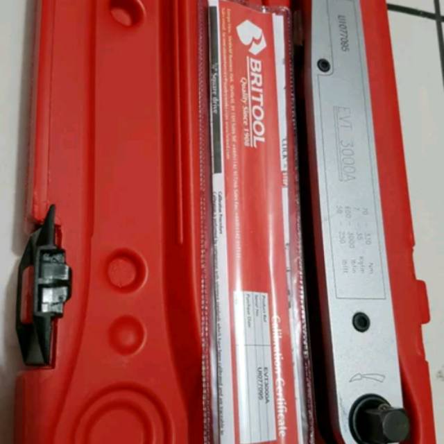Kunci Moment BRITOOL EVT 3000 A Torque Wrench - Kunci Torsi Momen BRITOOL Adjustable