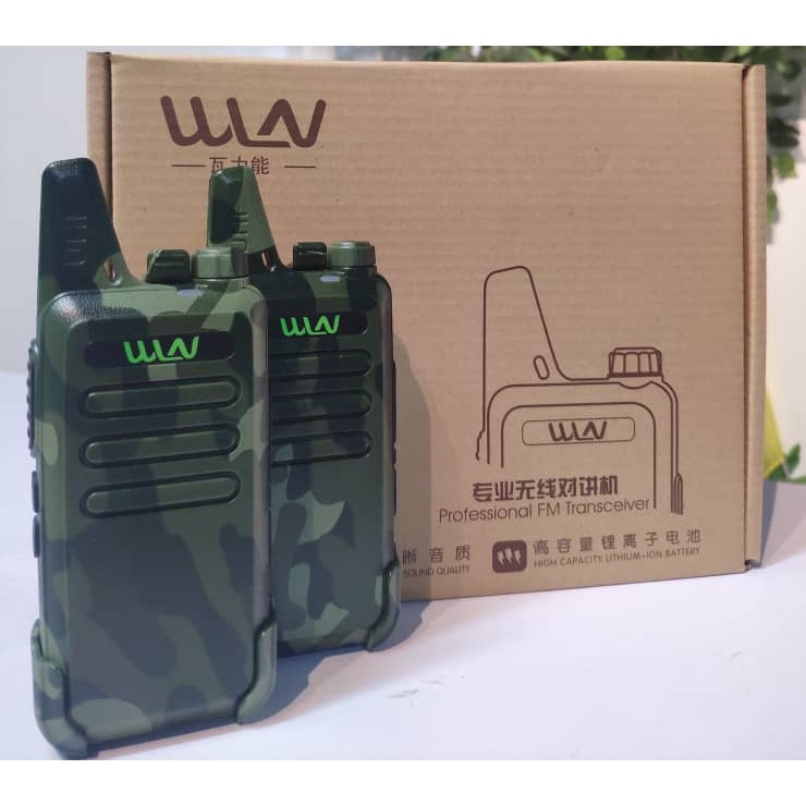 Walkie Talkie WLN HT KDC1 Radio KD - C1 (isi 2pcs) - Army HT kd-c1