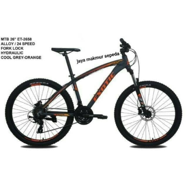 Sepeda MTB 26 inch Exotic ET 2658 Hidrolik