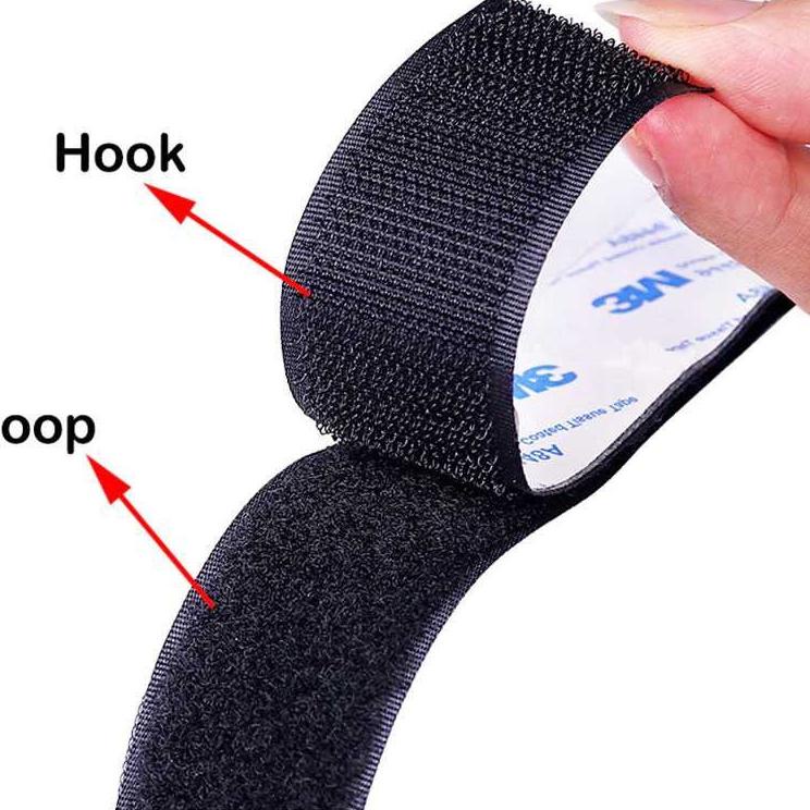 

Barang terupdate Lakban Perekat Double Tape Velcro Hook and Loop Magic Nylon Sticker Garansi