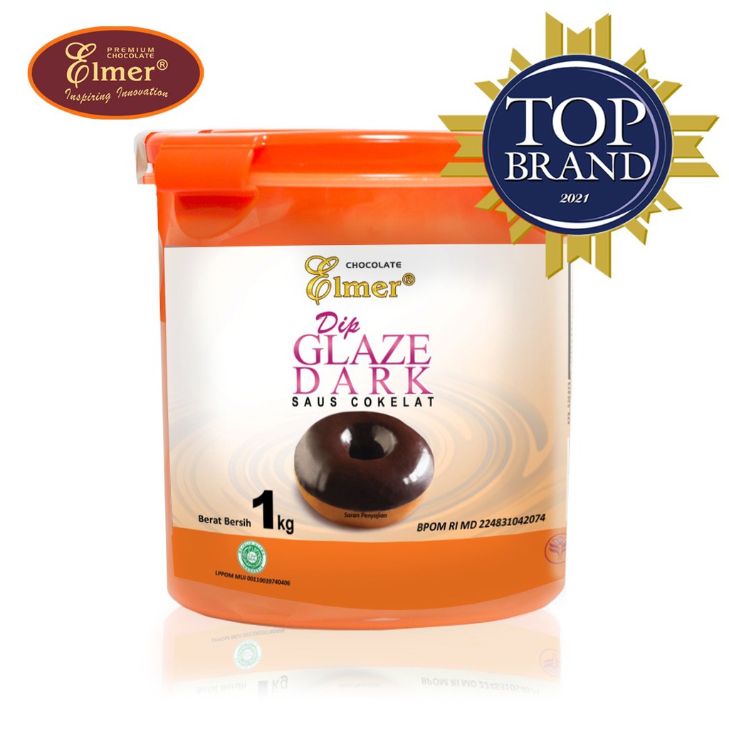 

Elmer Dip Glaze Dark Gold 1 kg | Topping Donat | Selai Roti