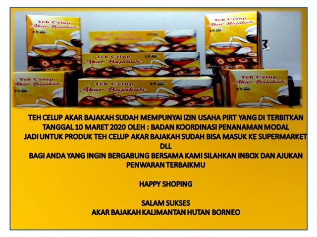 TEH CELUP AKAR BAJAKAH TAMPALA 25PCS herbal obat kanker dan tumor teh bajakah siap seduh nablfashion