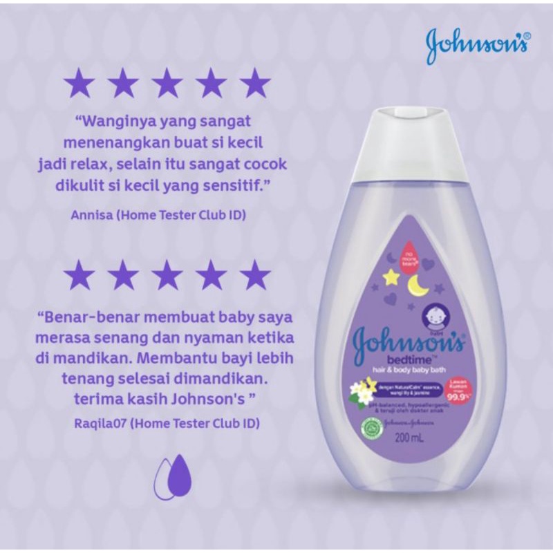 JOHNSON'S  Baby Bedtime Hair &amp; Body Baby Bath